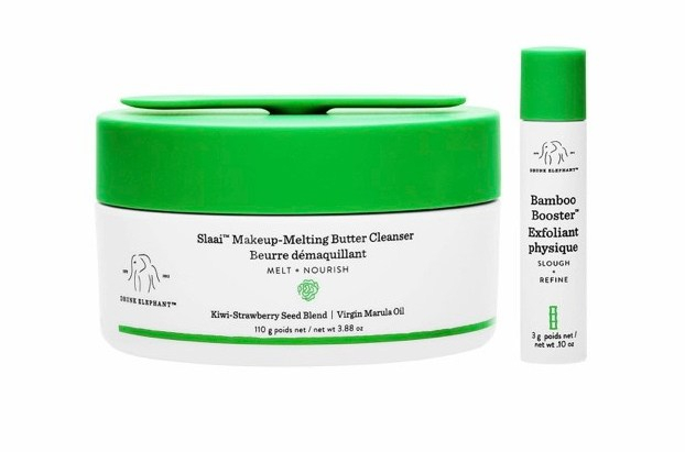 Drunk Elephant Slaai Cleansing Balm and Bamboo Booster review